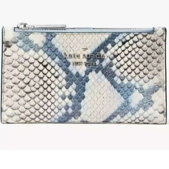 Kate Spade Leila Snake Embossed Convertible Wristlet & Wallet BUNDLE ♠️ NWT - Picture 15 of 15